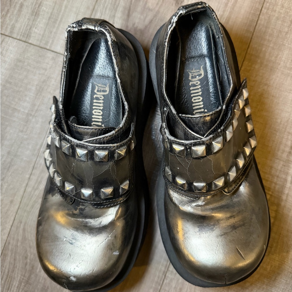 RARE Vintage 90s Y2K Demonia Platform Shoes – The Dank Shoe - Picture 6 of 15